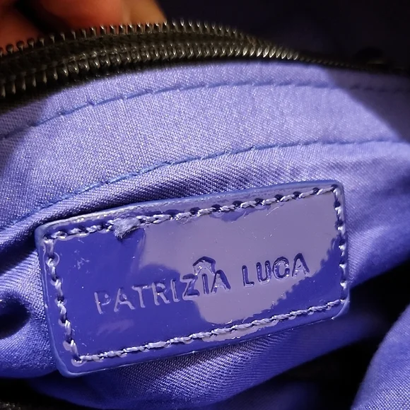 Patrizia Luca Pink and Black Geometric Bag - Picture 2 of 10